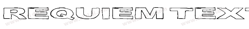 requiem text字体转换